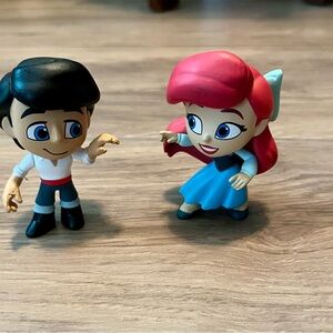 Funko pop minis Ariel and Eric little mermaid prince Eric vinyl figures